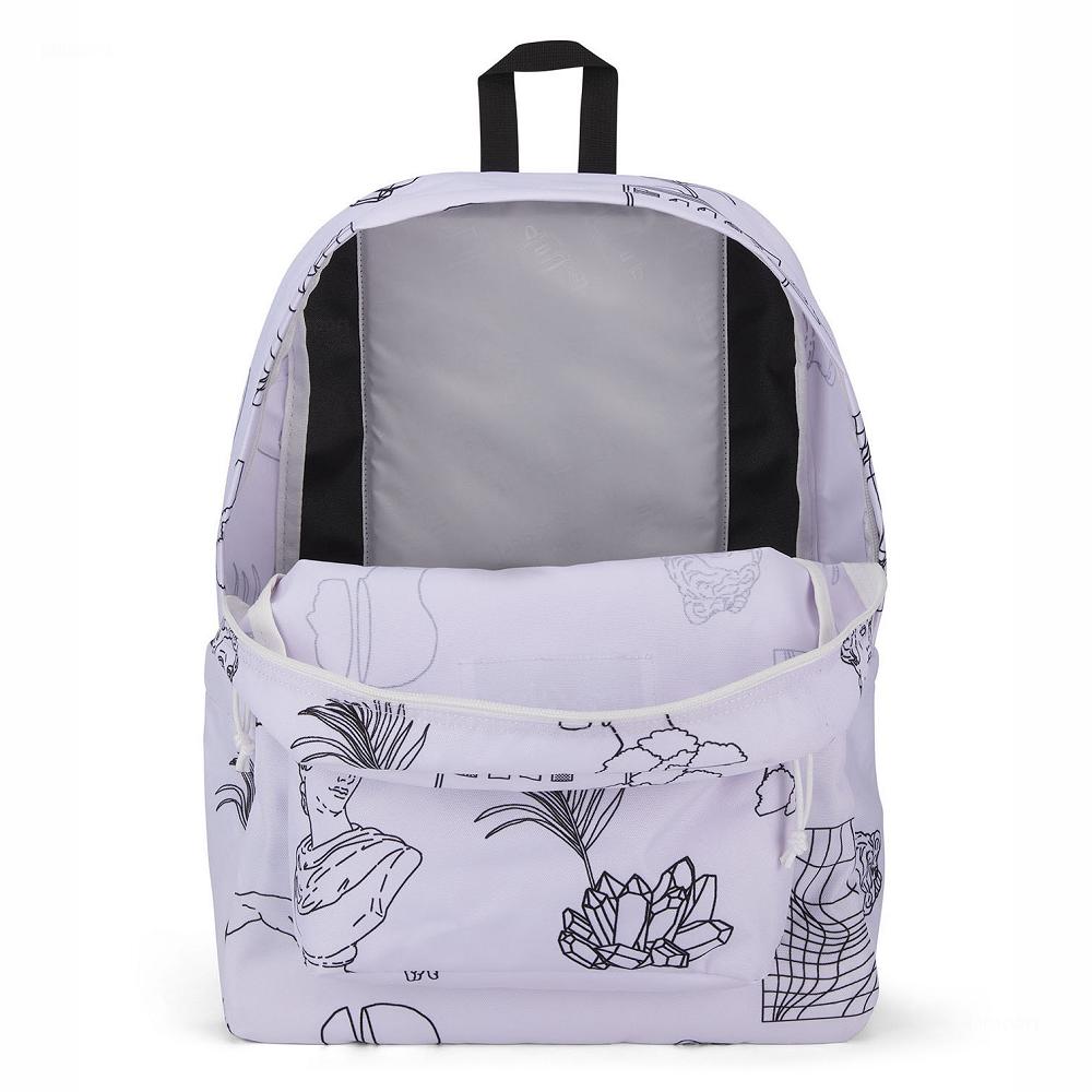 Sac à Dos Scolaire JanSport SuperBreak? Blanche | LNY-03564506